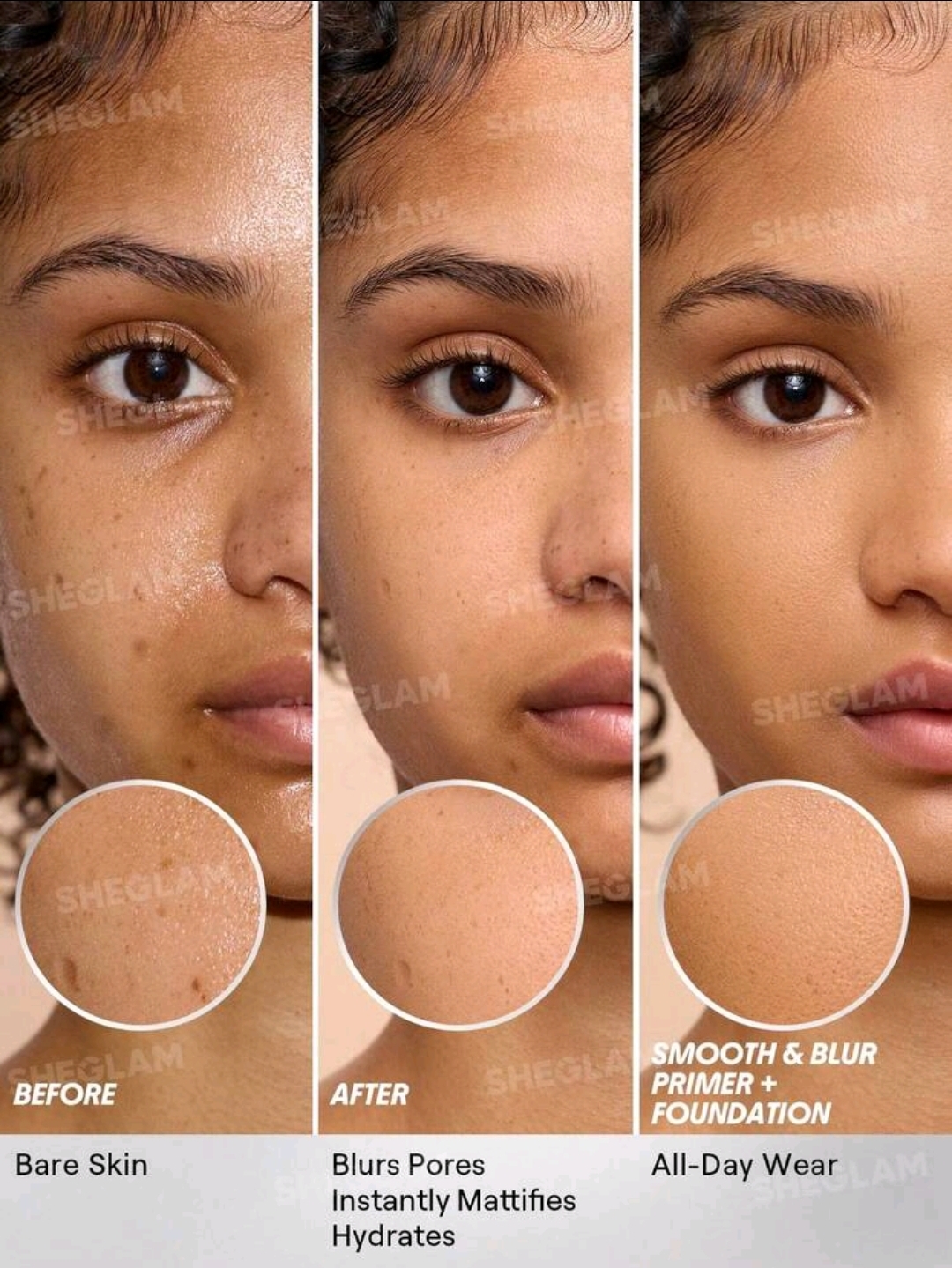 SHEGLAM Camera On Smooth & Blur Primer Makeup, WMU-0027