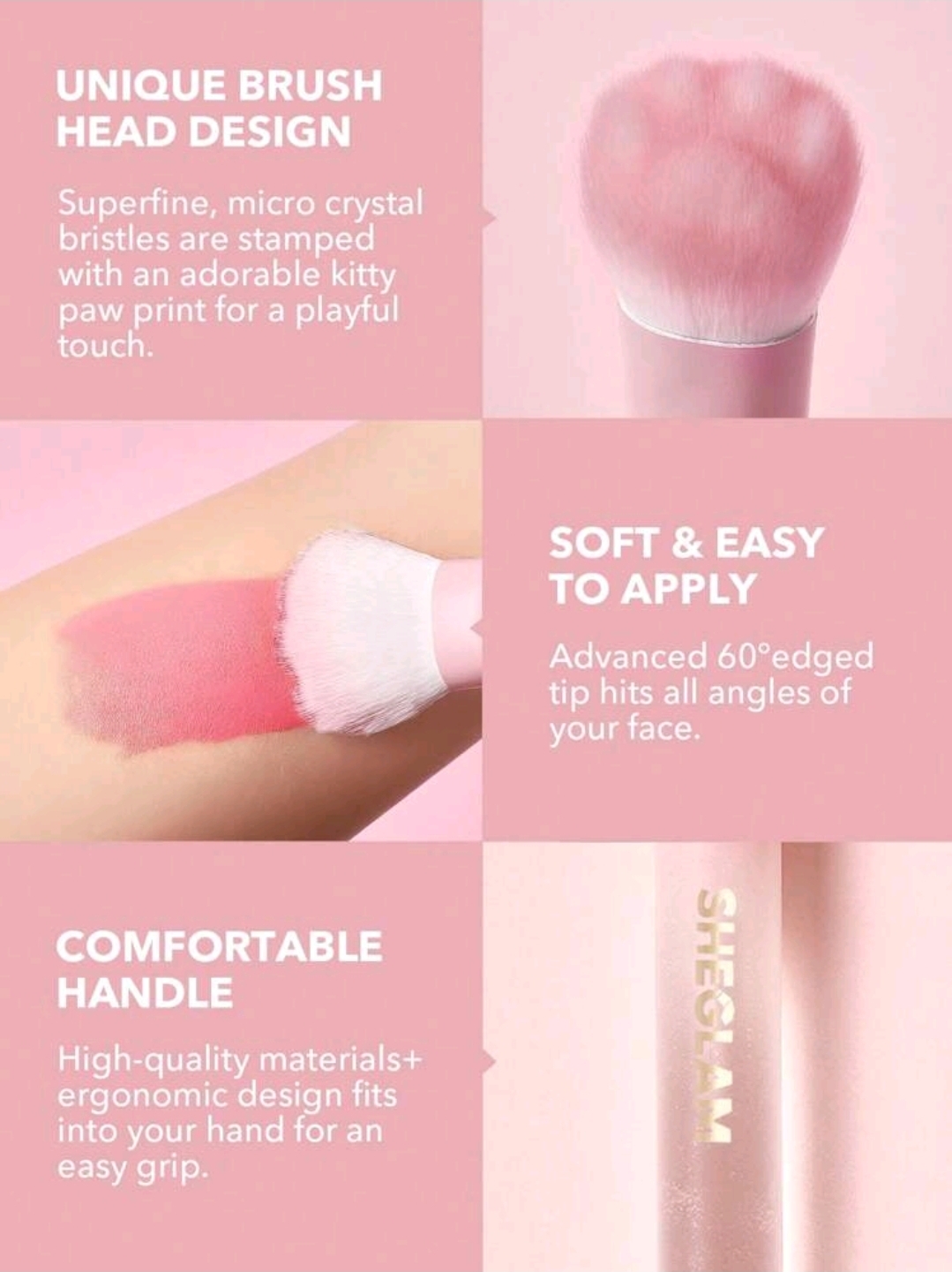 SHEGLAM Bloom Liquid Blush Brush Makeup, WMU-0028