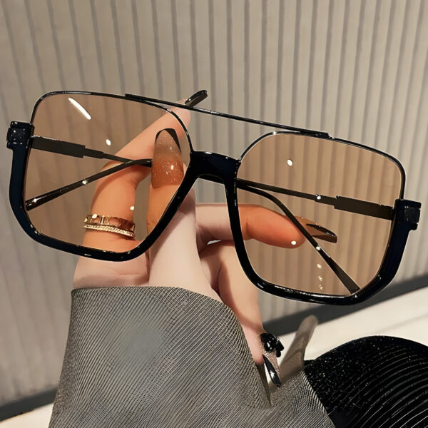 Metal Square Frame Sun Glasses, WAC-0021