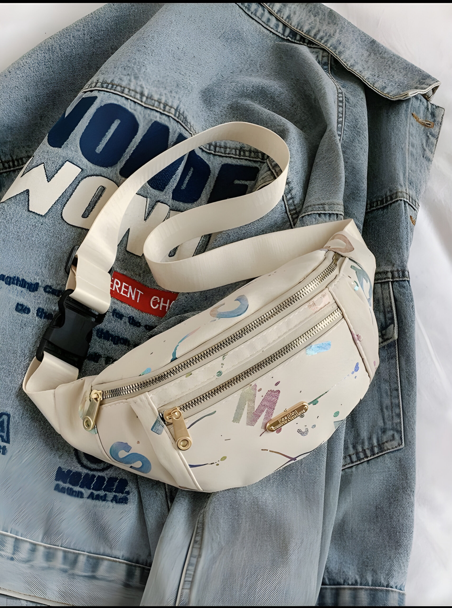 Biege Shoulder Crossbody Bag, WBG-004